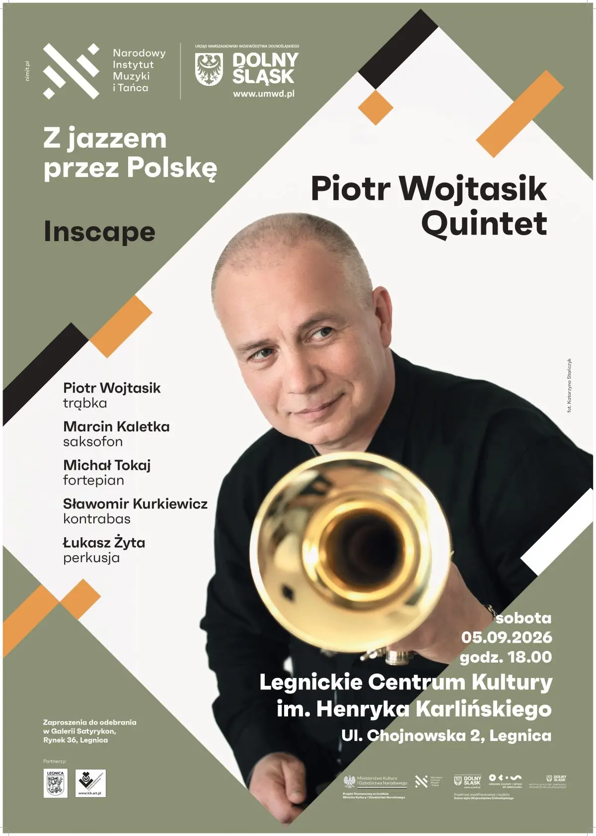 Koncert Piotra Wojtasika Quintet w Legnicy