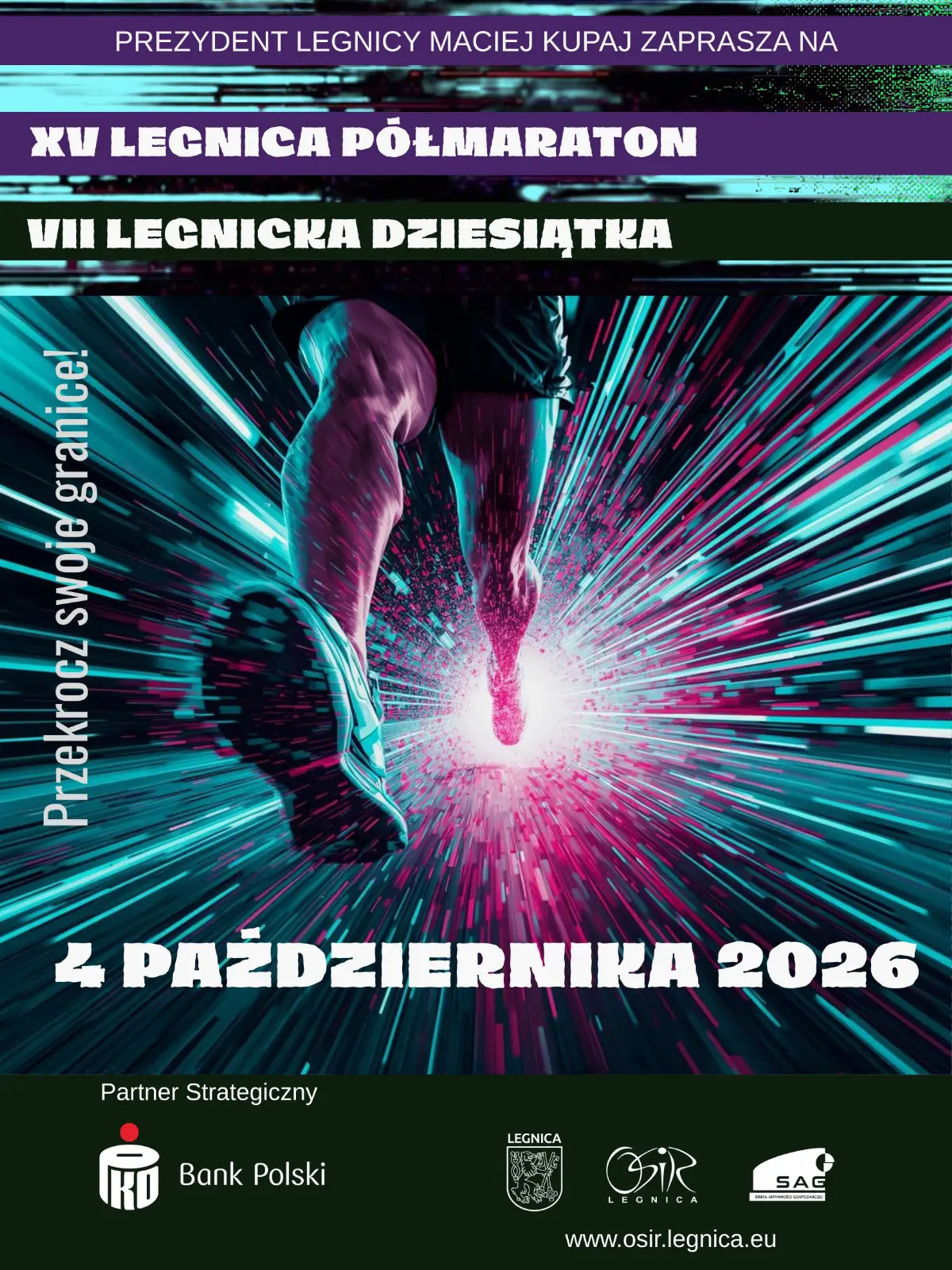 371 uczestników zarejestrowanych na Legnicki Półmaraton i Dziesiątkę