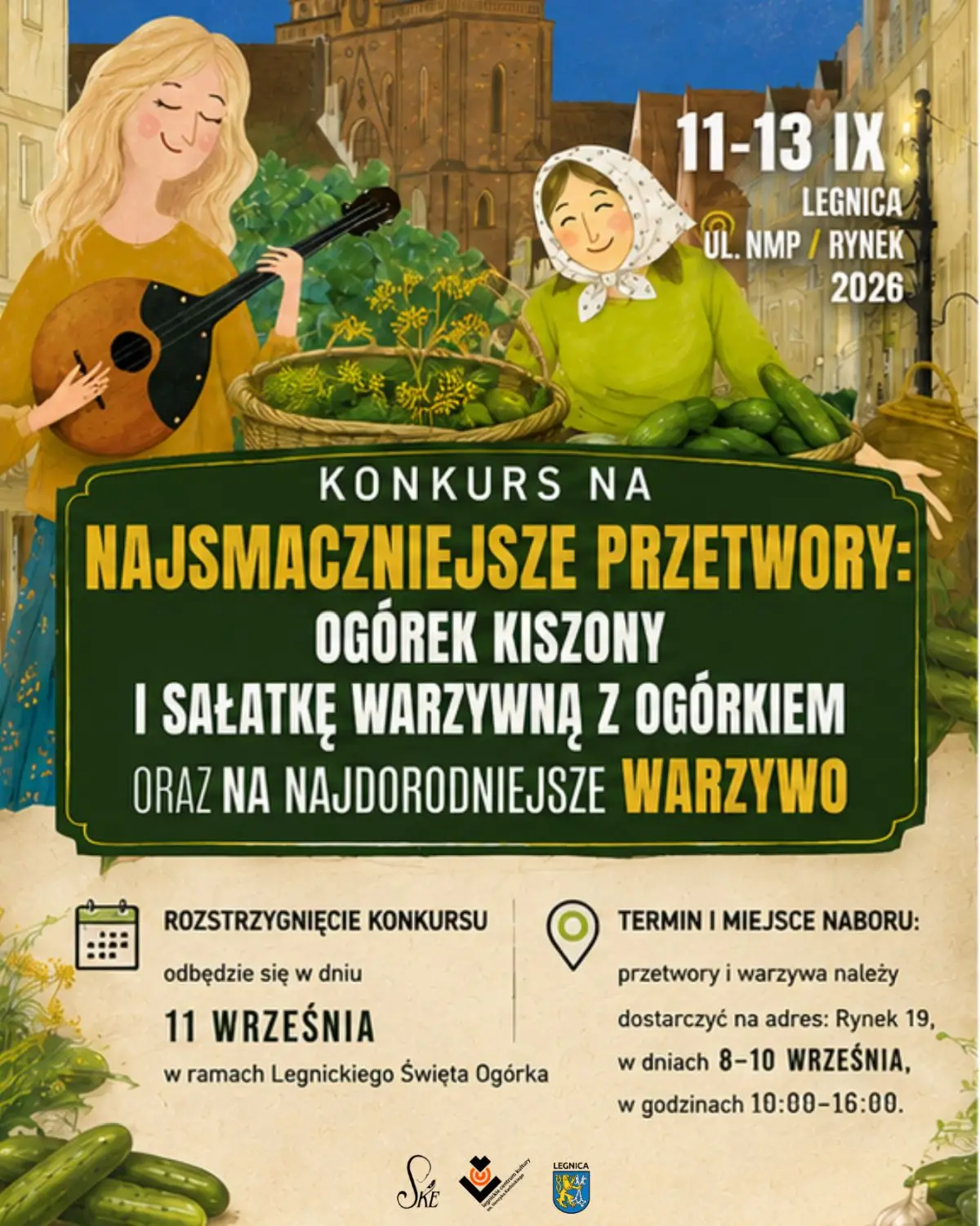Legnickie Święto Ogórka ogłasza konkurs na najlepsze przetwory