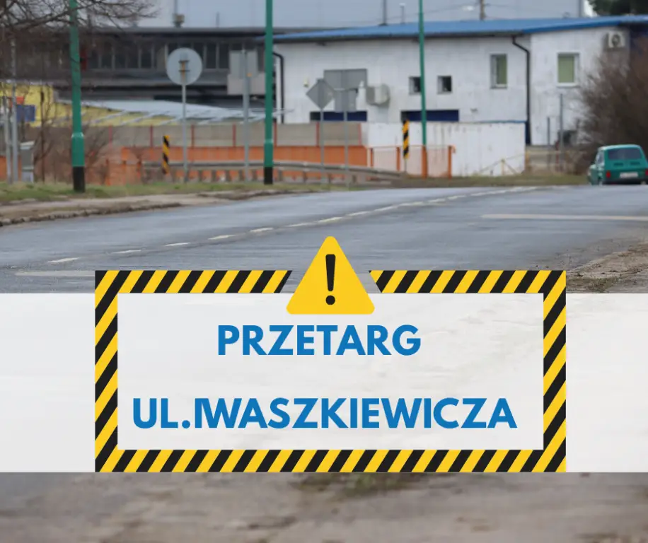 Ogłoszenie przetargu na przebudowę ul. Iwaszkiewicza