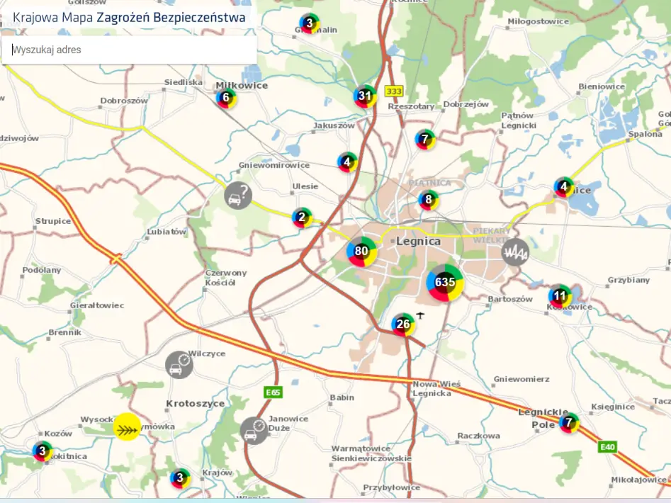 Podsumowanie działania Krajowej Mapy Zagrożeń Bezpieczeństwa w powiecie legnickim – sierpień 2026