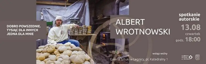 Spotkanie z Albertem Wrotnowskim w Galerii Sztuki w Legnicy