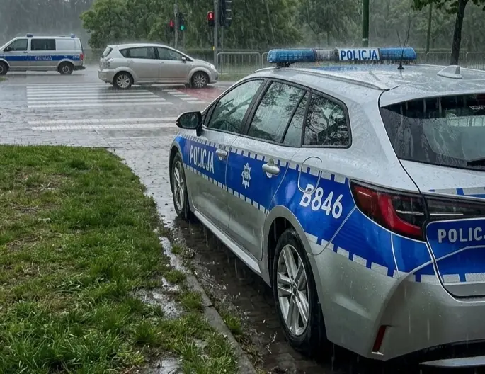 Deszczowe warunki mogą wpłynąć na bezpieczeństwo na drodze