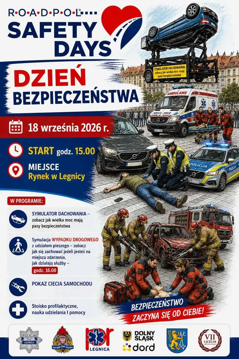 Dzień Bezpieczeństwa w Legnicy: Służby prezentują swoje działania