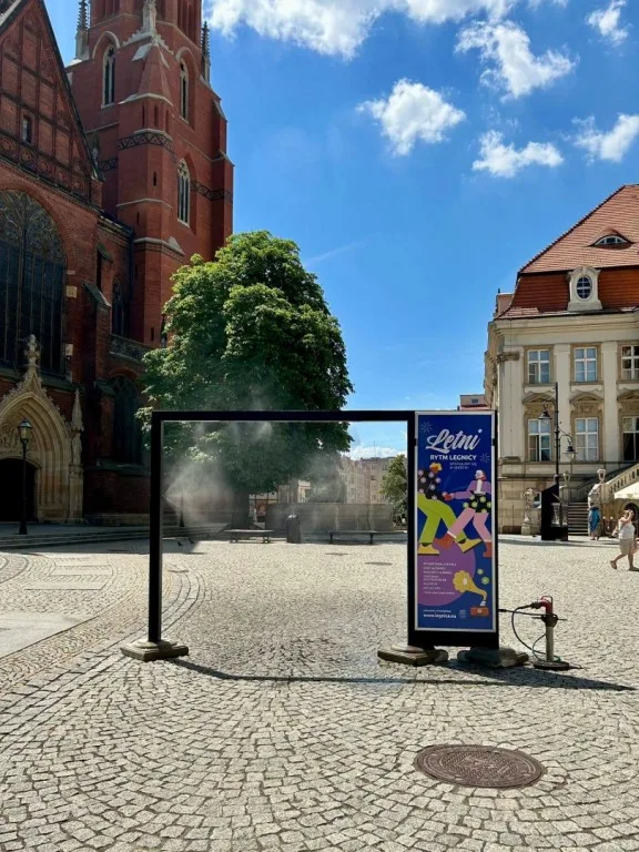 Działanie kurtyn wodnych w Legnicy