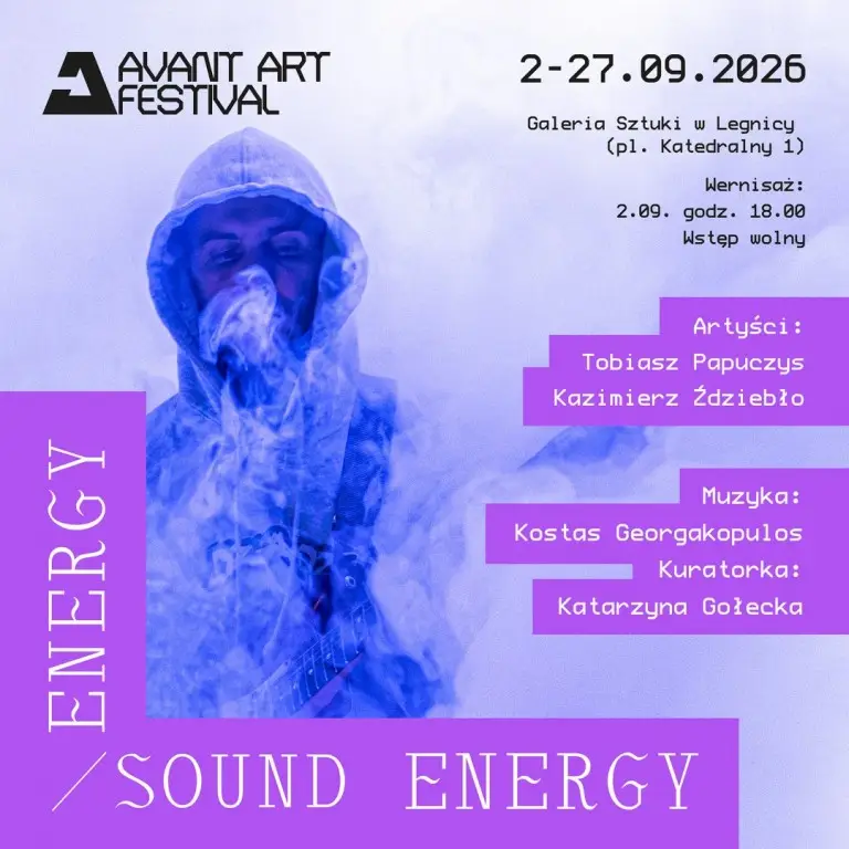 Wernisaż wystawy "Energy/Sound/Energy" w Legnickiej Galerii Sztuki