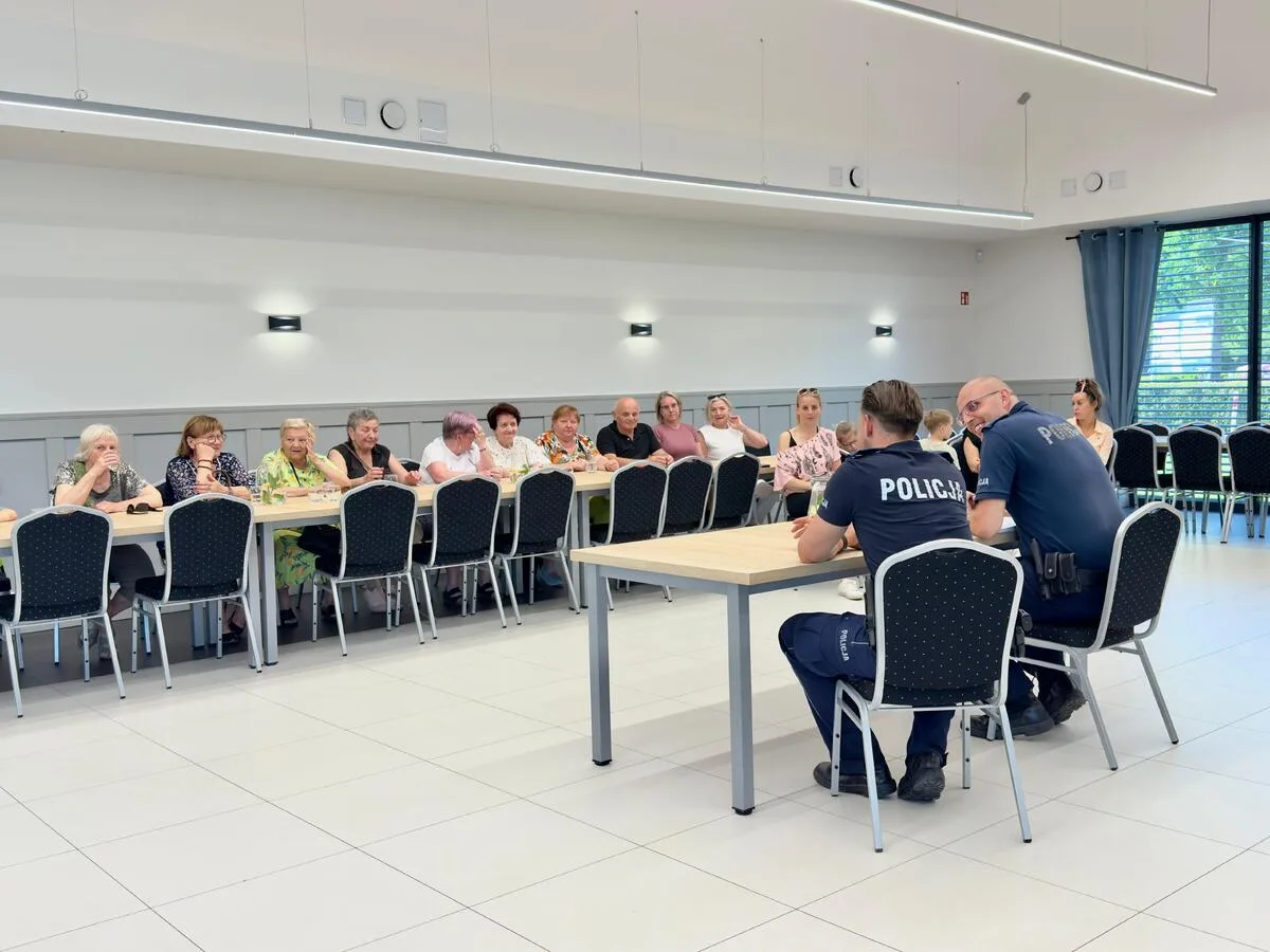 Spotkanie w Kwiatkowicach na temat reagowania w sytuacjach zagrożenia
