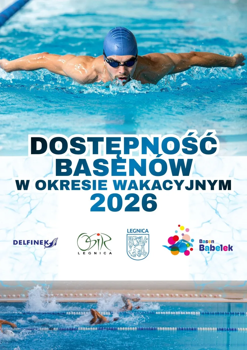 Harmonogram pracy basenów w Legnicy na wakacje 2026