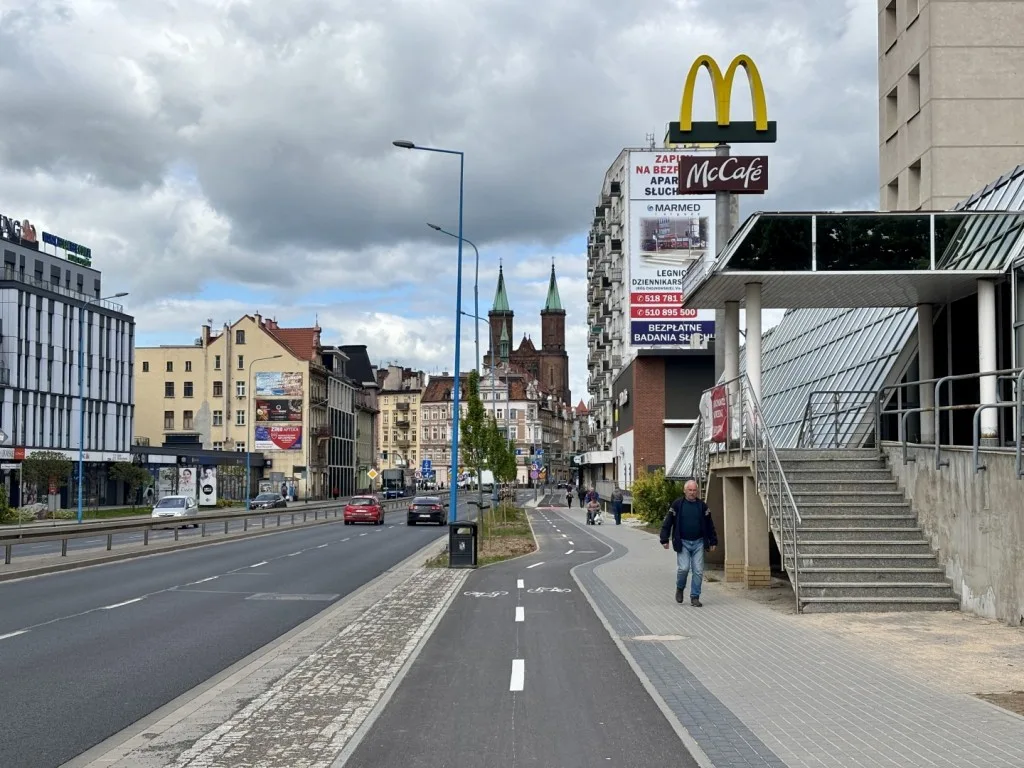 Nowy odcinek drogi rowerowej na ul. Wrocławskiej