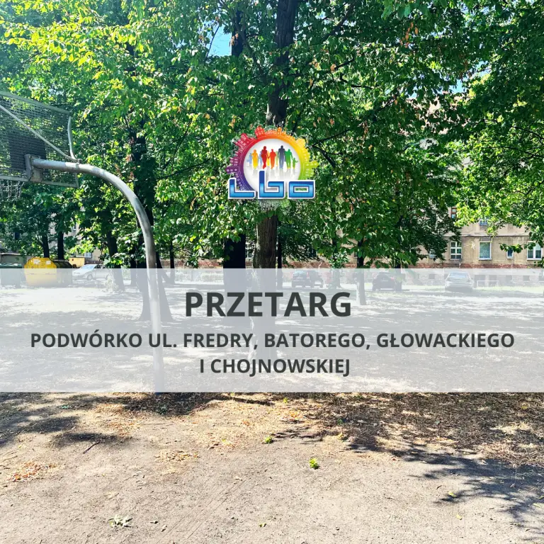 Ogłoszenie przetargu na rewitalizację podwórza w Legnicy