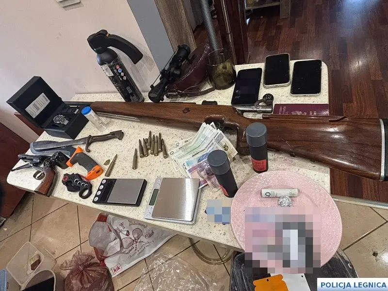 Uderzenie w narkobiznes: Legniccy policjanci i Straż Graniczna przeprowadzili skuteczną akcję