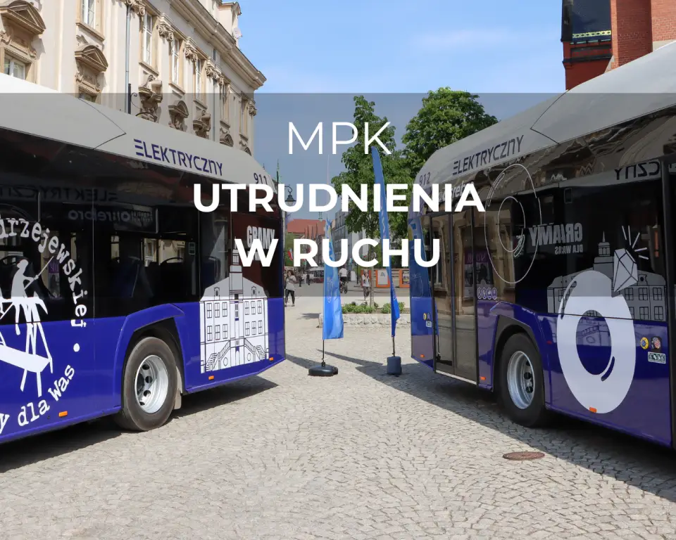 Zmiany w kursowaniu autobusów MPK z powodu zamknięcia przejazdu