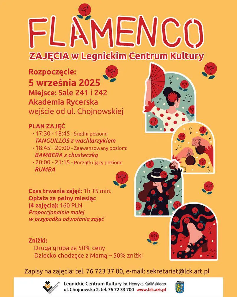 Zajęcia flamenco w Legnickim Centrum Kultury