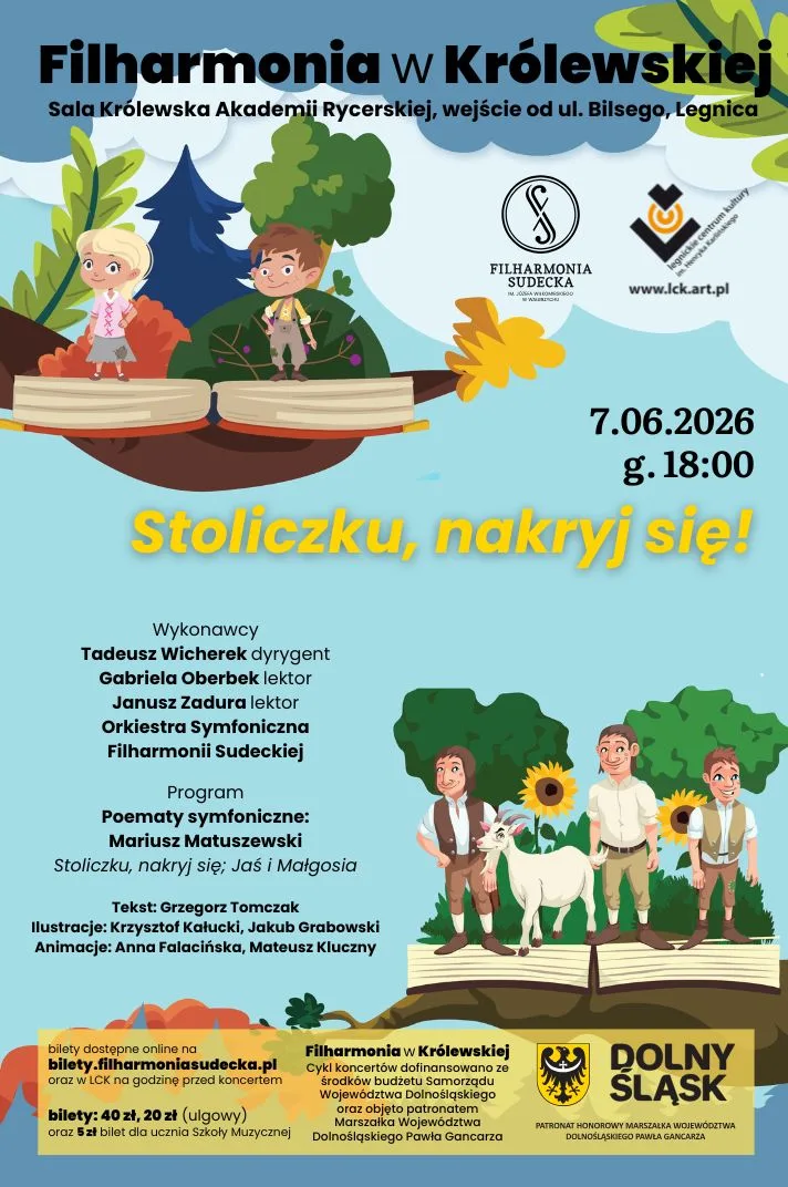 Koncert symfoniczny „Stoliczku, nakryj się!” w Akademii Rycerskiej