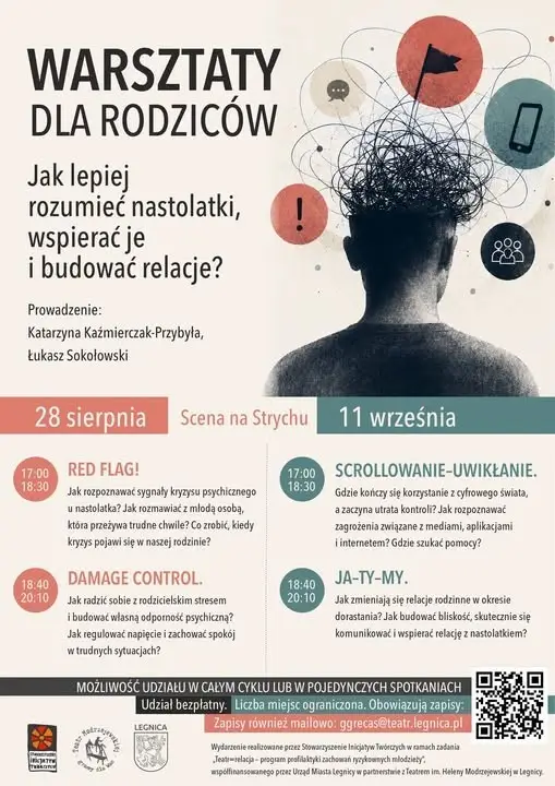 Warsztaty psychoedukacyjne dla rodziców i opiekunów nastolatków