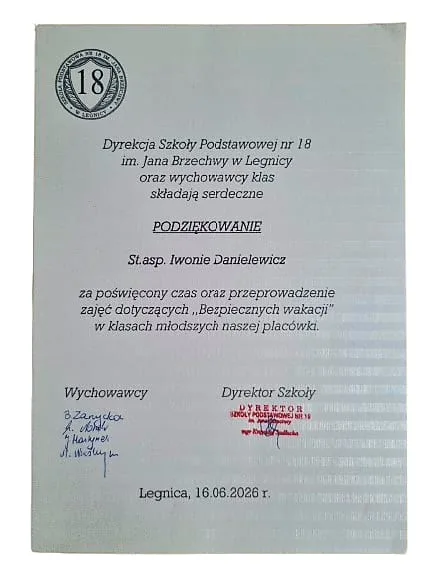 Edukacja o bezpieczeństwie podczas wakacji