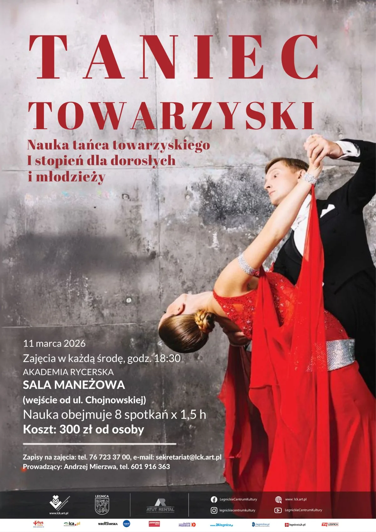 Nauka tańca towarzyskiego I stopnia dla młodzieży i dorosłych