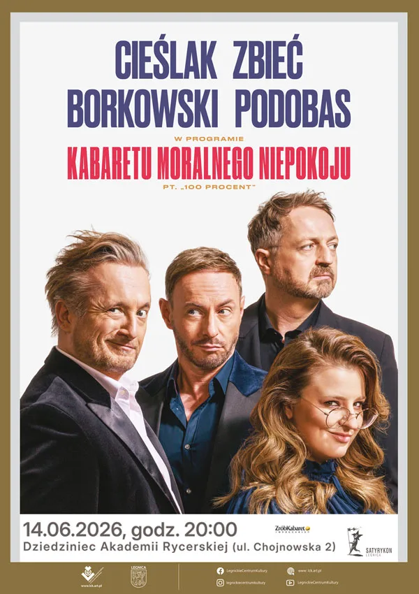 Kabaret Moralnego Niepokoju – Program „100 procent” na Satyrykonie 2026