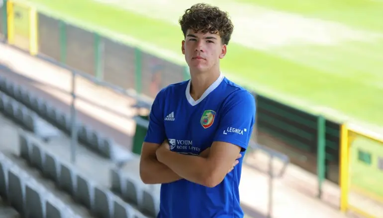 Antoni Gołębiewski nowym nabytkiem drużyny U19 Akademii Miedzi Legnica