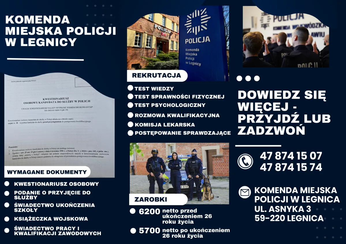 Ukończyłeś szkołę średnią? Rozważ karierę w Policji!