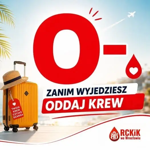Apel RCKiK o pilną pomoc: Niska dostępność krwi, szczególnie grupy O Rh-