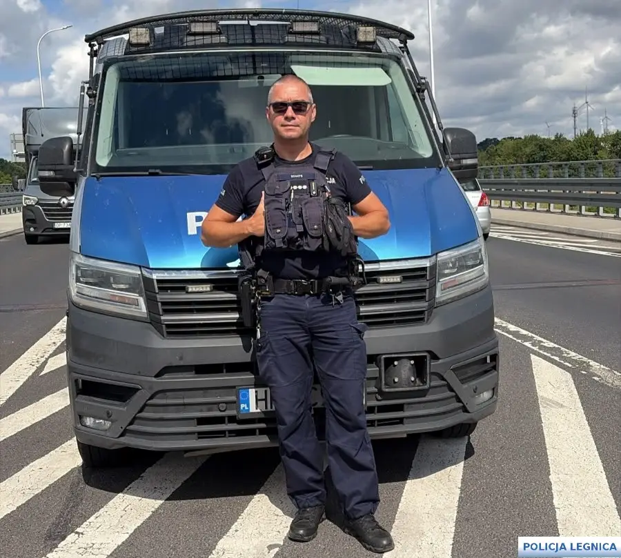 Policjant z Legnicy zatrzymał pijanego kierowcę
