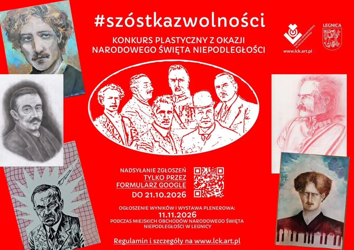Konkurs plastyczny „Szóstka z wolności” z okazji Narodowego Święta Niepodległości