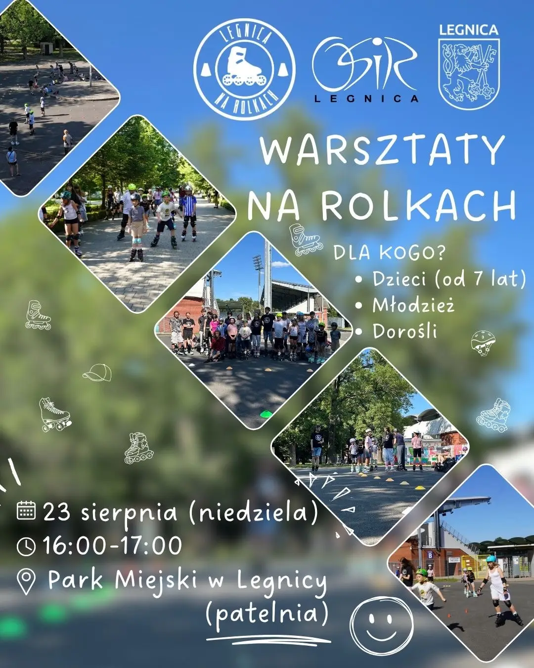 Bezpłatne warsztaty rolkarskie w Legnicy 23 sierpnia