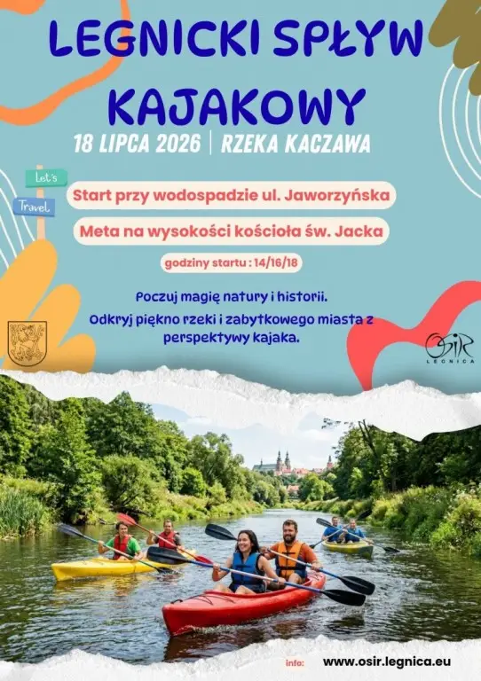 W Legnicy ruszyły zapisy na Spływ Kajakowy Kaczawą