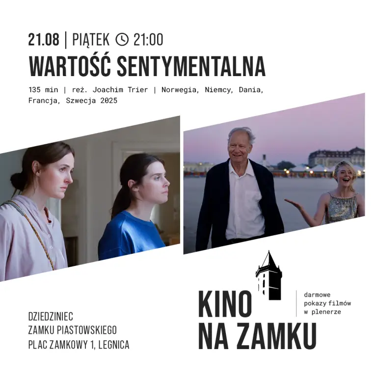 Finał plenerowego Kina na Zamku w Legnicy - ostatni seans w piątek