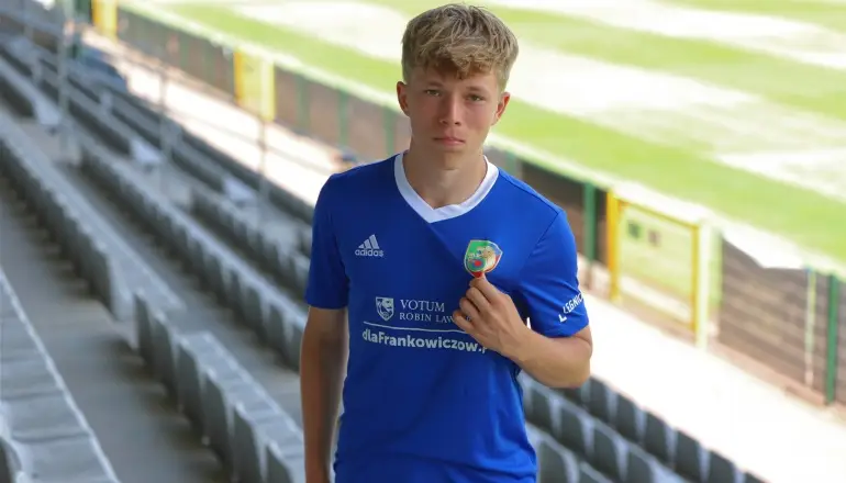 Paweł Przybyszewski w drużynie Miedzi U19