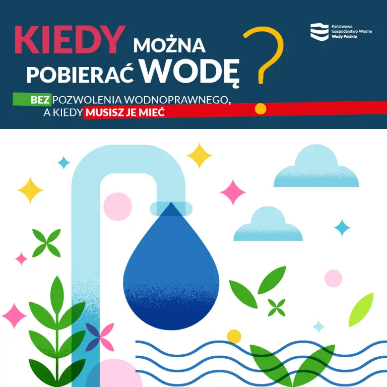 Wody Polskie przypominają o limitach poboru wody bez pozwolenia