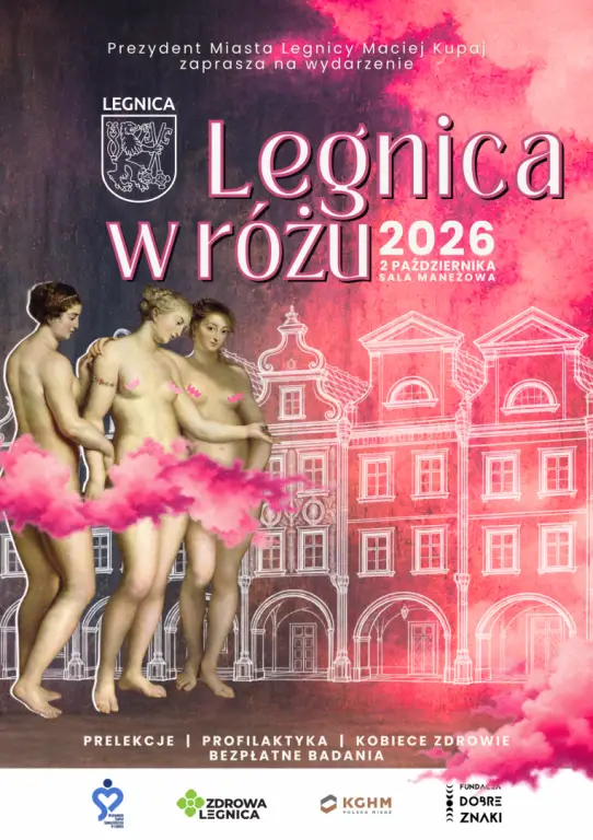 Legnica w Różu 2026 - święto zdrowia i profilaktyki dla kobiet