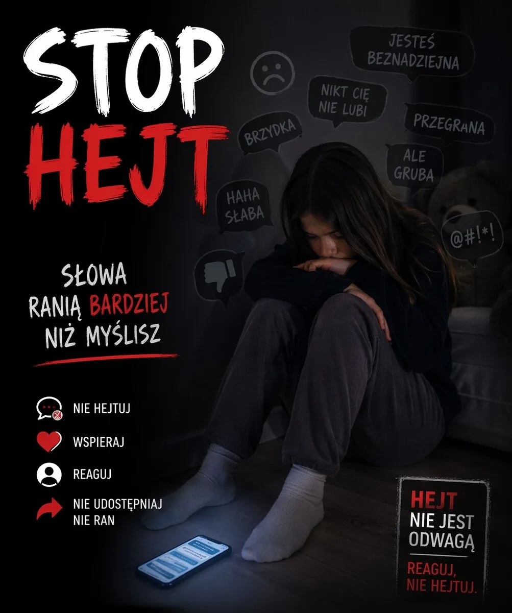 Przemoc rówieśnicza i hejt – reagujmy, zanim będzie za późno