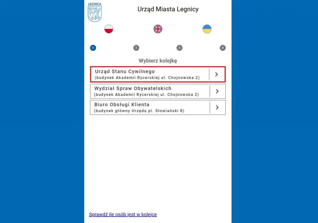 Uproszczona rezerwacja wizyt w urzędzie online