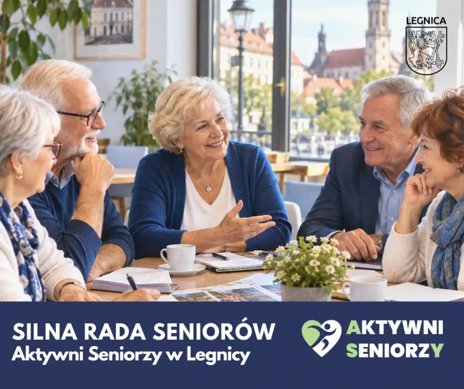 Legnica wdraża projekt „Silna Rada Seniorów – Aktywni Seniorzy w Legnicy”