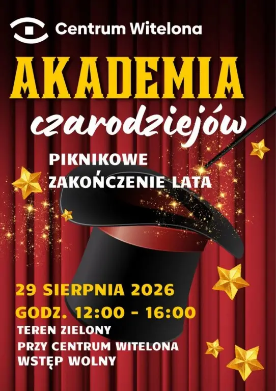 Piknik Akademii Czarodziejów w Centrum Witelona