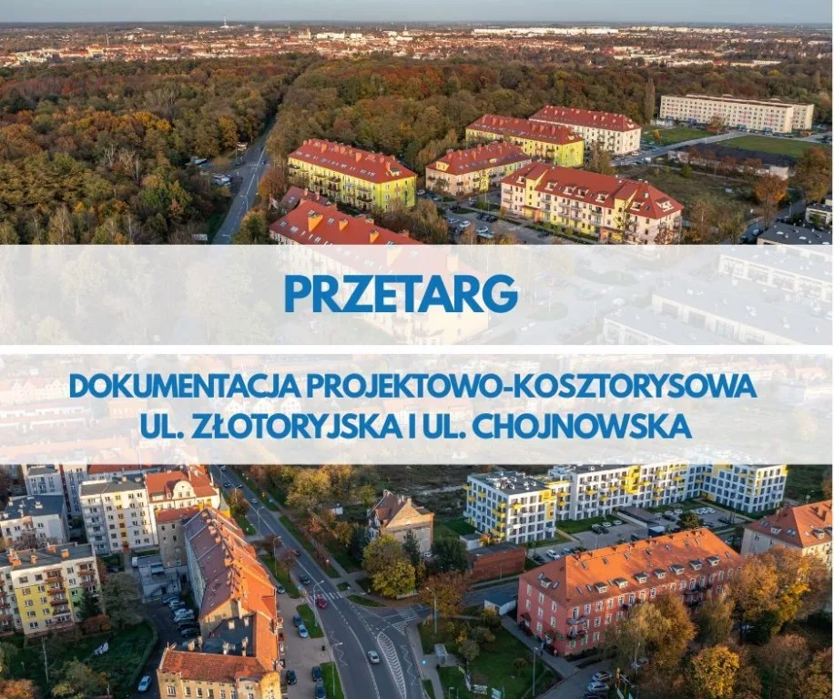 Złożono zapytania ofertowe na przebudowę ulic Złotoryjskiej i Chojnowskiej w Legnicy