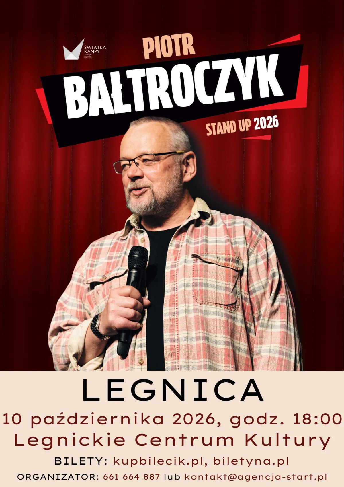 Stand-Up Piotra Bałtroczyka w 2026 roku