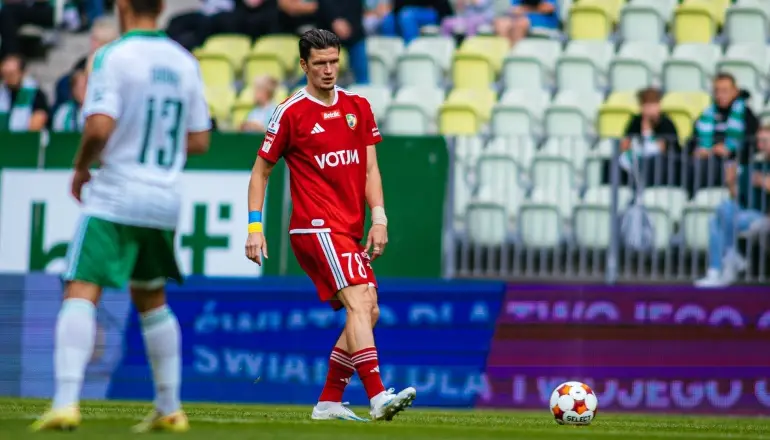 Myroslav Mazur po meczu Miedzi z Lechią Gdańsk