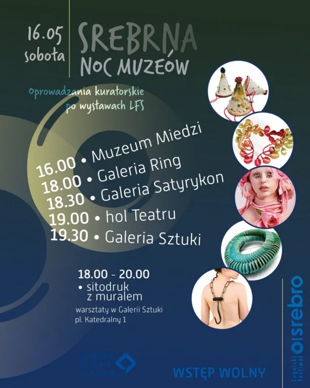 Srebrna Noc Muzeów w Legnicy z Galerią Sztuki