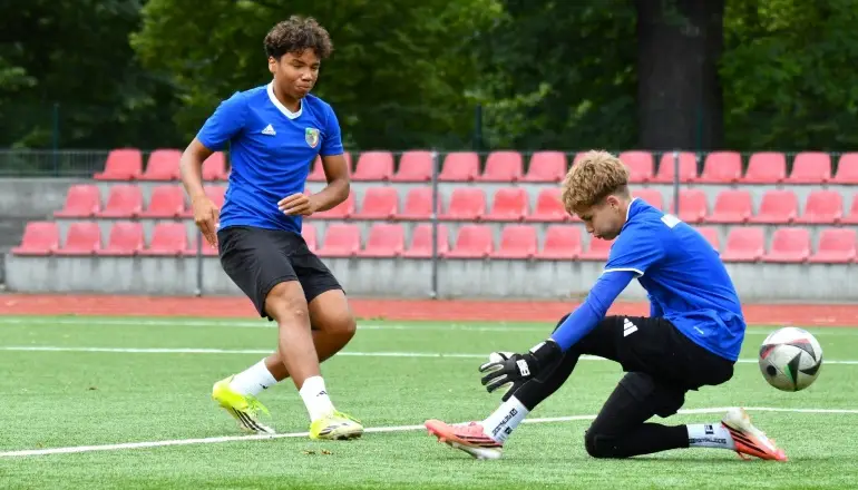 Trening zespołu U17 Miedzi Legnica