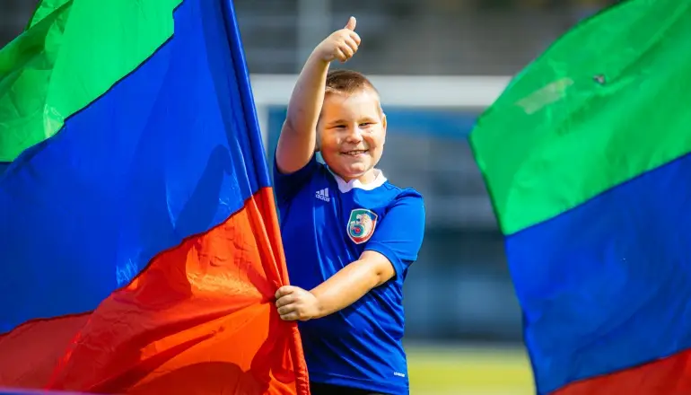 Prezentacja zawodników Akademii Piłkarskiej Miedzi Legnica