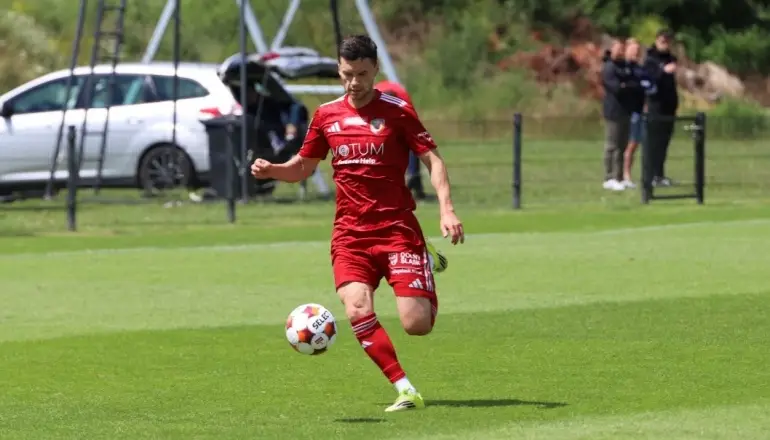 Mateusz Bochnak po sparingu z Piastem Gliwice w Miedź TV