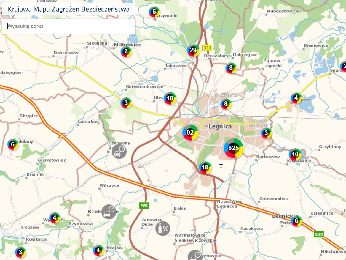 Podsumowanie działania Krajowej Mapy Zagrożeń Bezpieczeństwa w powiecie legnickim – lipiec 2026