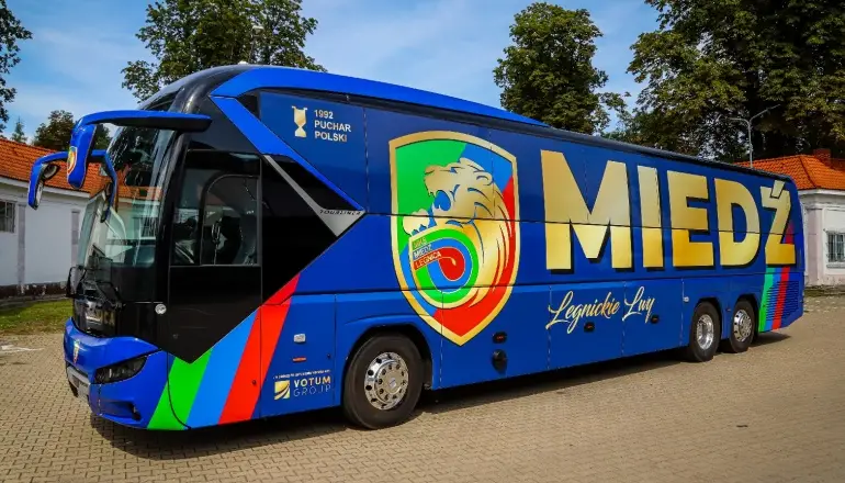 Miedź Legnica z nowym autokarem dla drużyny