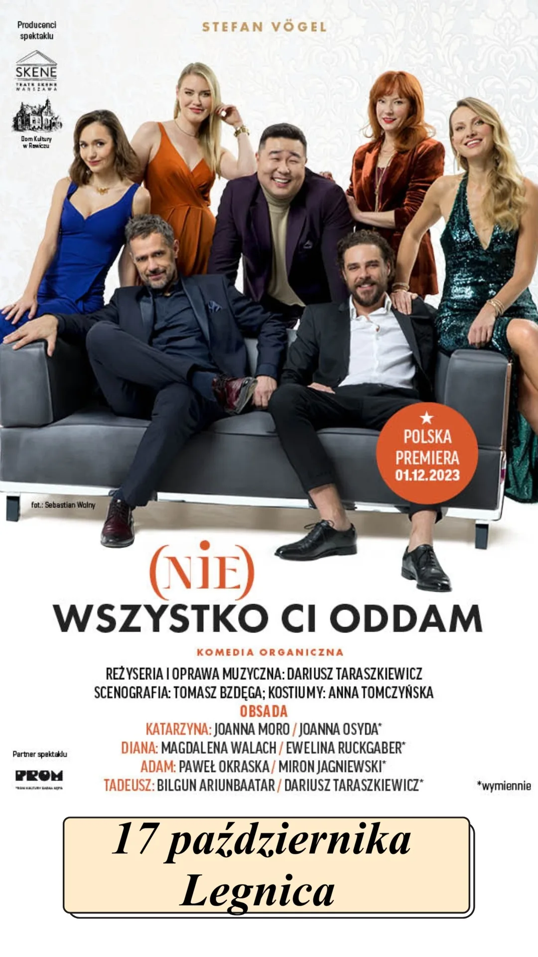 Spektakl komediowy „(Nie) wszystko Ci oddam” w Akademii Rycerskiej