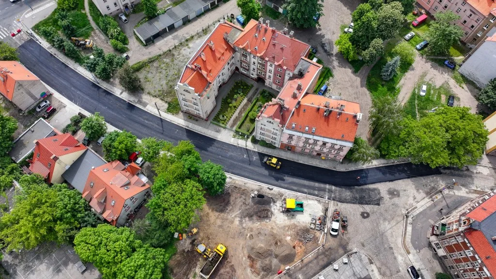Remont ulicy Działkowej w Legnicy – aktualny stan prac