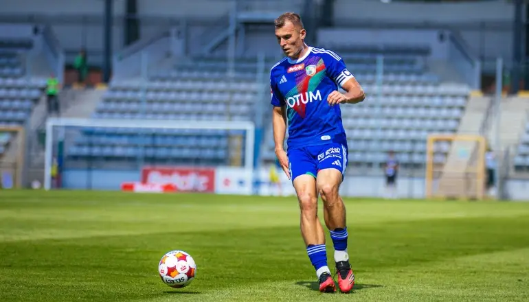 Mateusz Grudziński przed meczem z Lechią Gdańsk