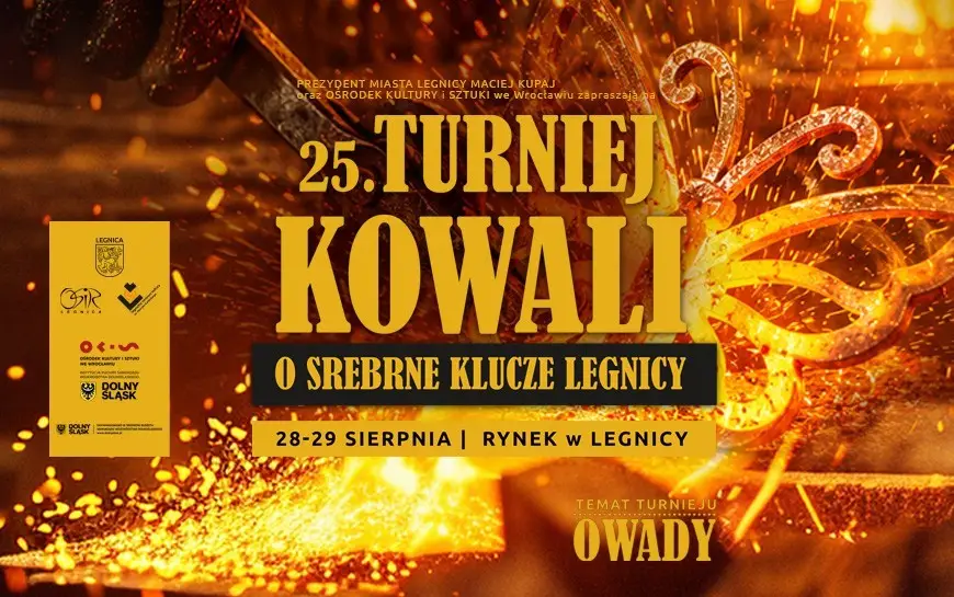 XXV edycja Turnieju Kowali o Srebrne Klucze Legnicy w sierpniu